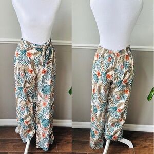 Shosho Tropical Print Pants - Women - Large